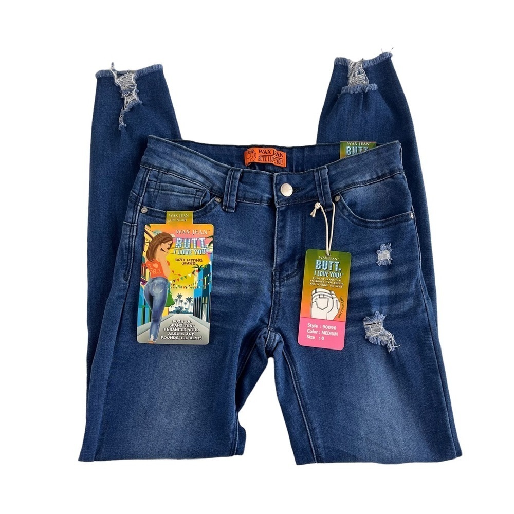 Wax ‘Butt, I love You’ Crop Skinny Jeans